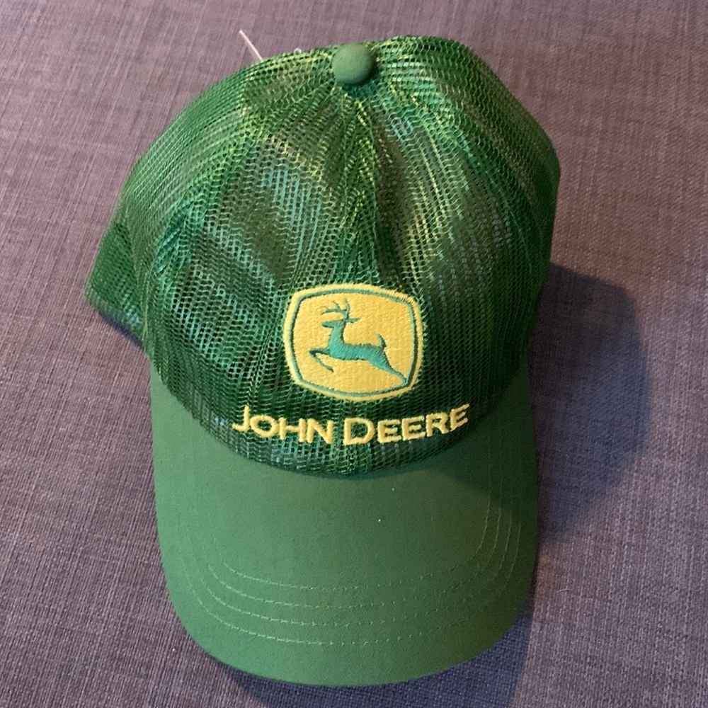 John Deere Green Mesh Hat NWT